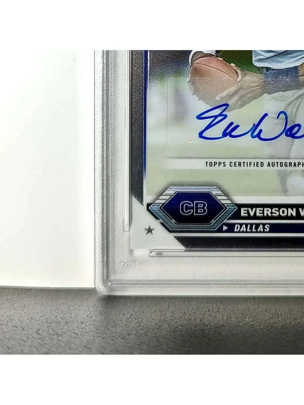 Everson Walls 2023 Topps Chrome #TCA-EW PSA 10 Auto 10